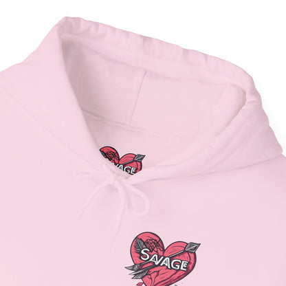 VA SAVAGE "Bow & Heart"  Hoodie