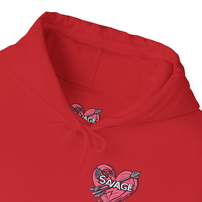 VA SAVAGE "Bow & Heart"  Hoodie