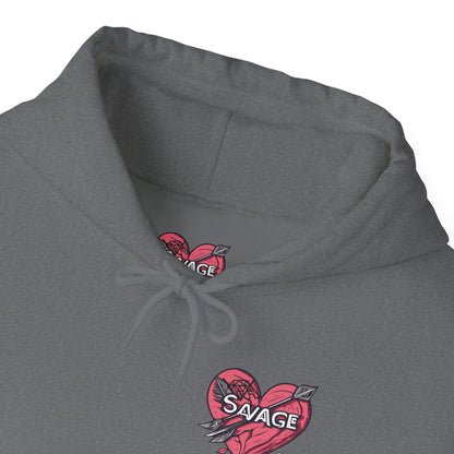 VA SAVAGE "Bow & Heart"  Hoodie