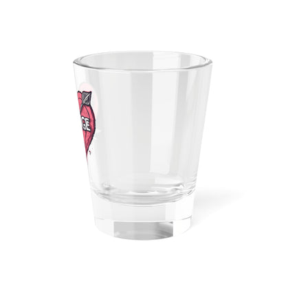 VA Savage "Bow & Heart" Shot Glass - 1.5oz