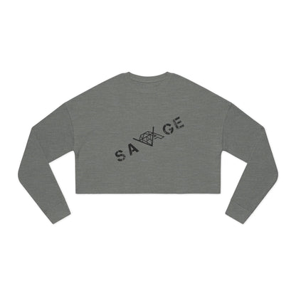 VA SAVAGE Women's Cropped Sweatshirt