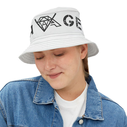 VA Savage White Bucket Hat