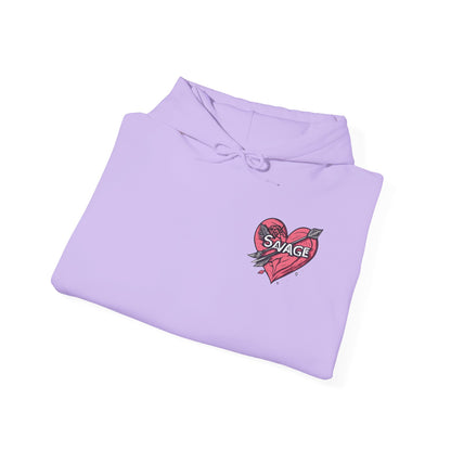 VA SAVAGE "Bow & Heart"  Hoodie