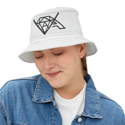 VA Savage "Diamond"  White Bucket Hat