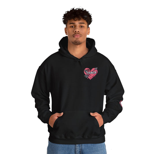 VA SAVAGE "Bow & Heart"  Hoodie