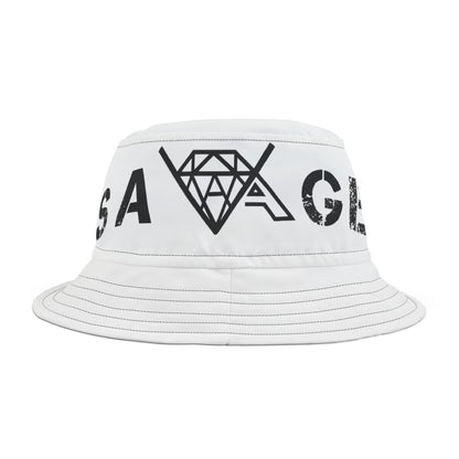 VA Savage White Bucket Hat