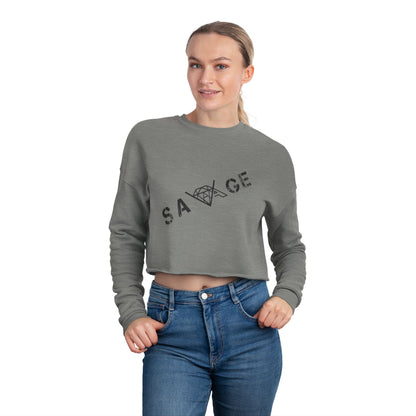 VA SAVAGE Women's Cropped Sweatshirt