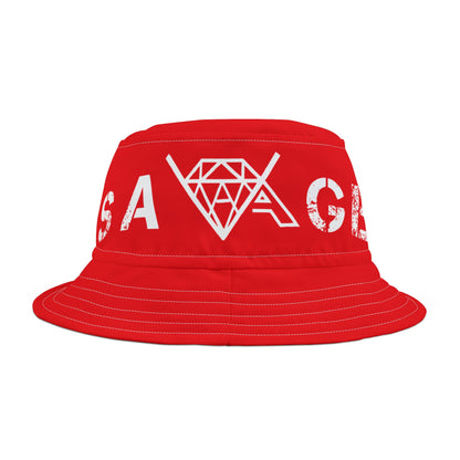 VA Savage Red Bucket Hat