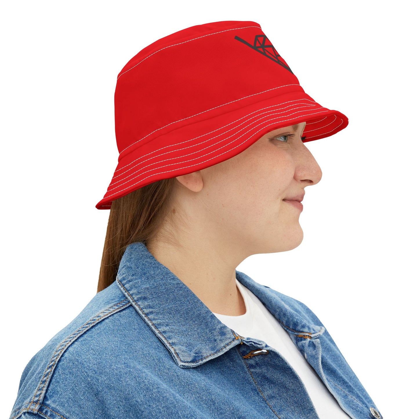 VA Savage "Diamond"  Red Bucket Hat