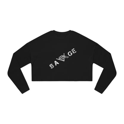 VA SAVAGE Women's Cropped Sweatshirt