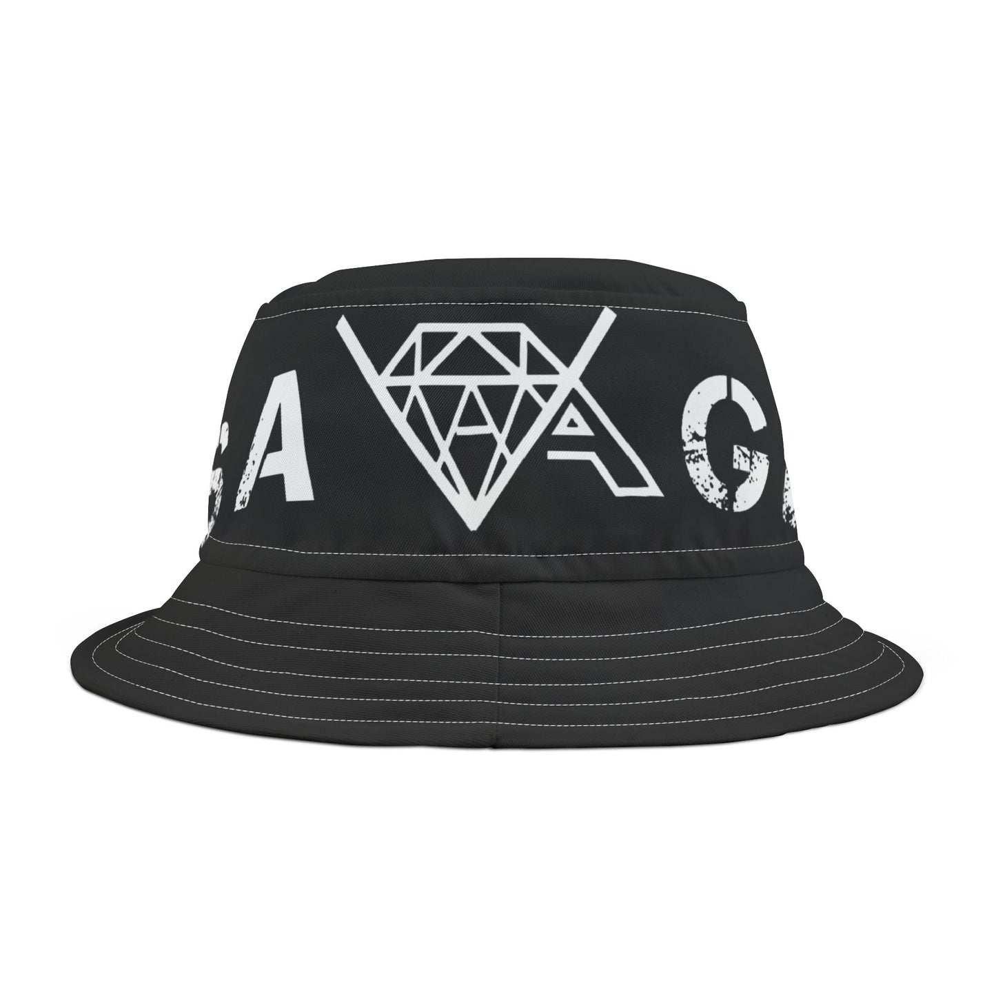 VA Savage Black Bucket Hat