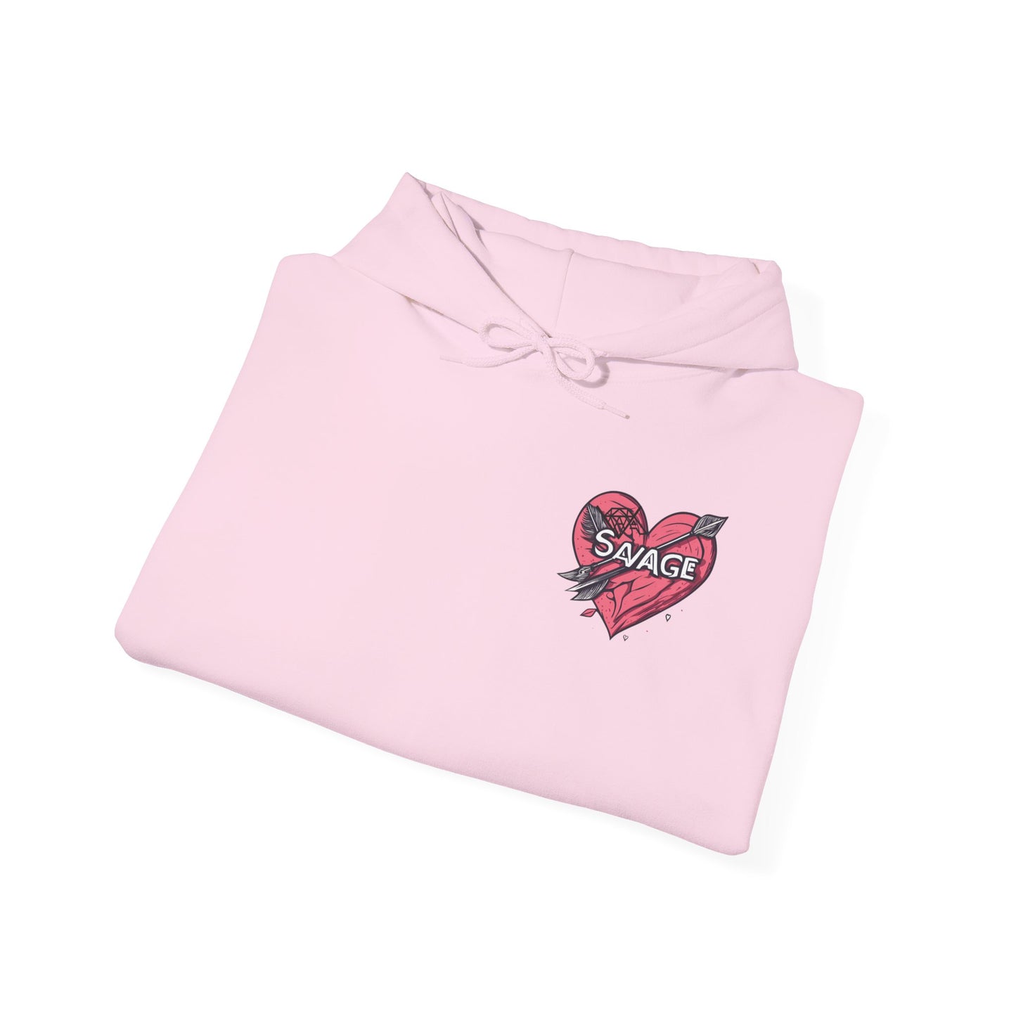 VA SAVAGE "Bow & Heart"  Hoodie