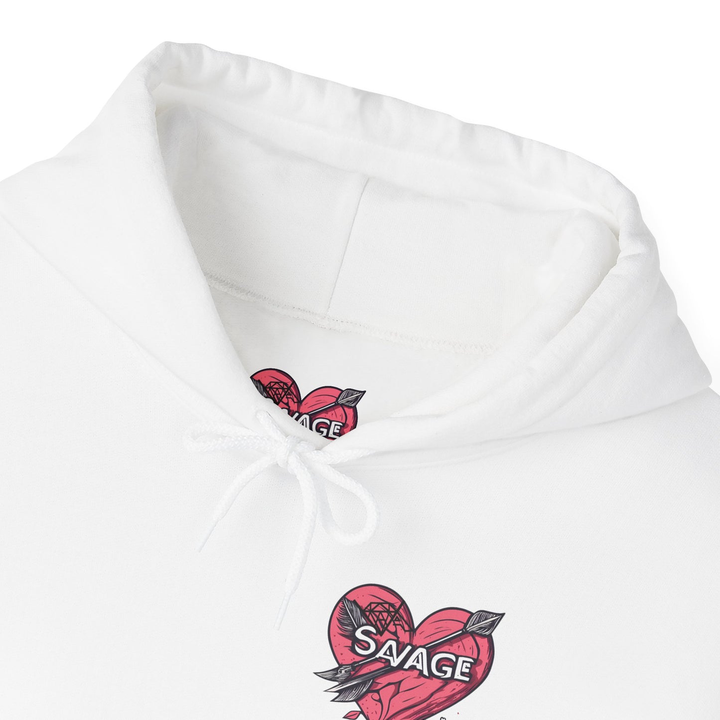 VA SAVAGE "Bow & Heart"  Hoodie