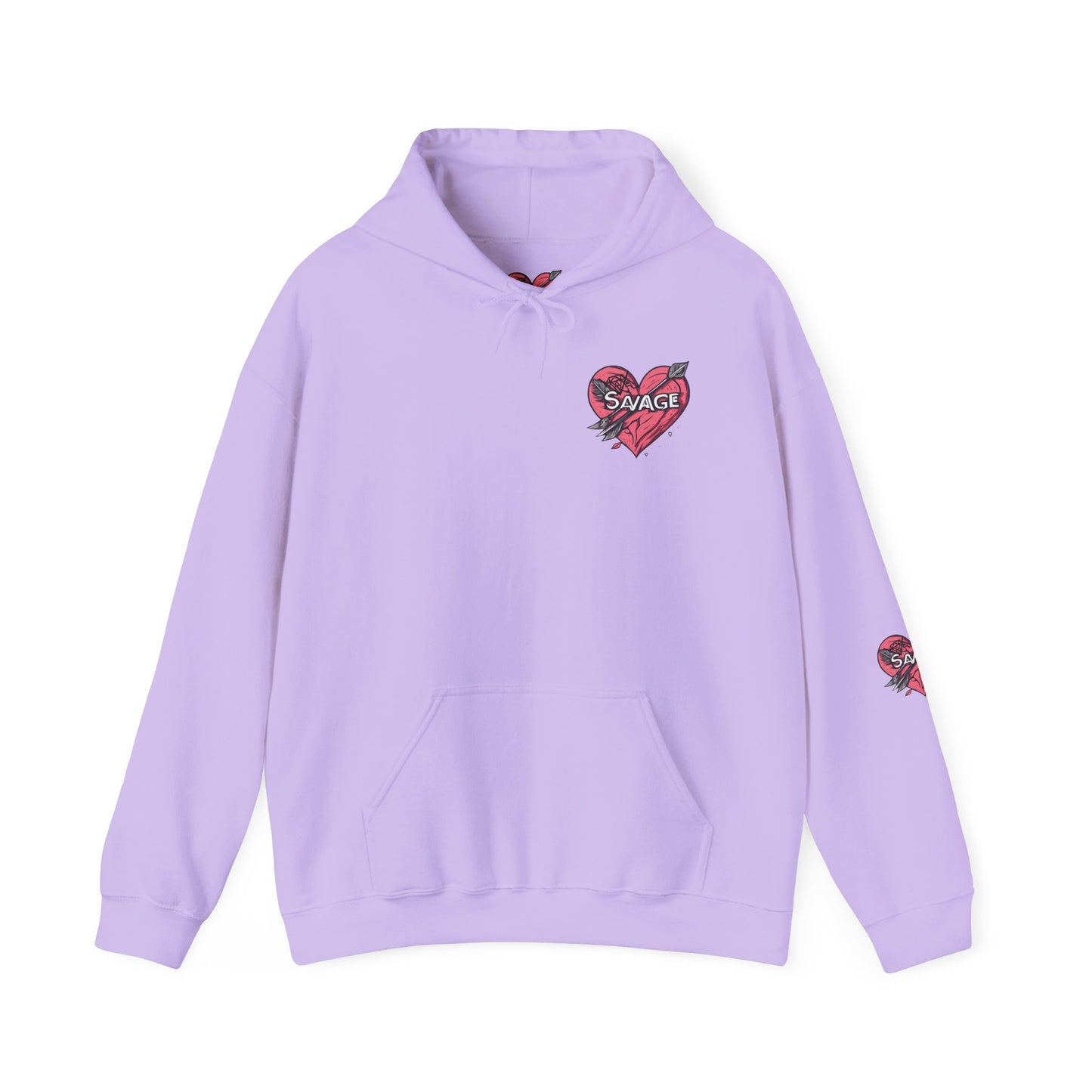 VA SAVAGE "Bow & Heart"  Hoodie