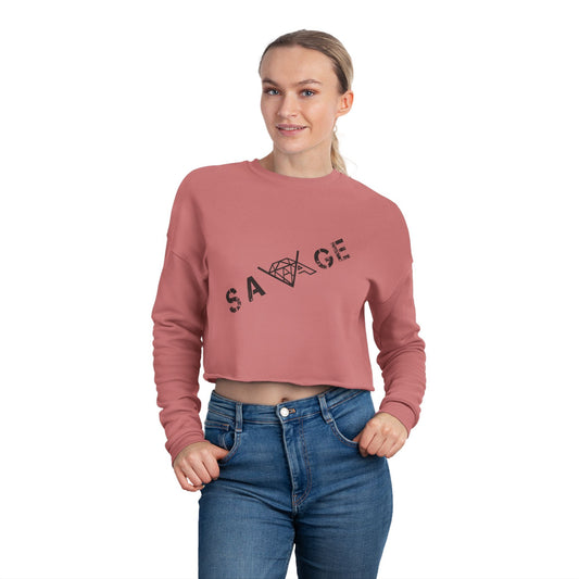 VA SAVAGE Women's Cropped Sweatshirt