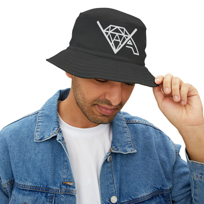 VA Savage "Diamond"  Black Bucket Hat