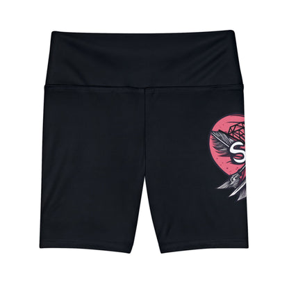 VA Savage "Bow & Heart" Women's Biker Shorts