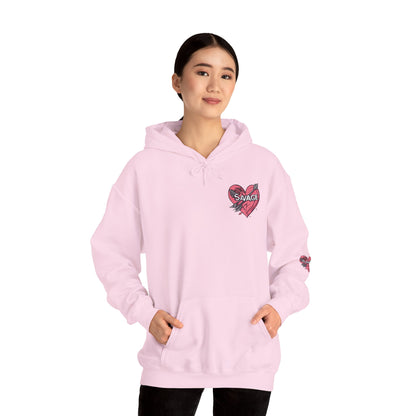 VA SAVAGE "Bow & Heart"  Hoodie