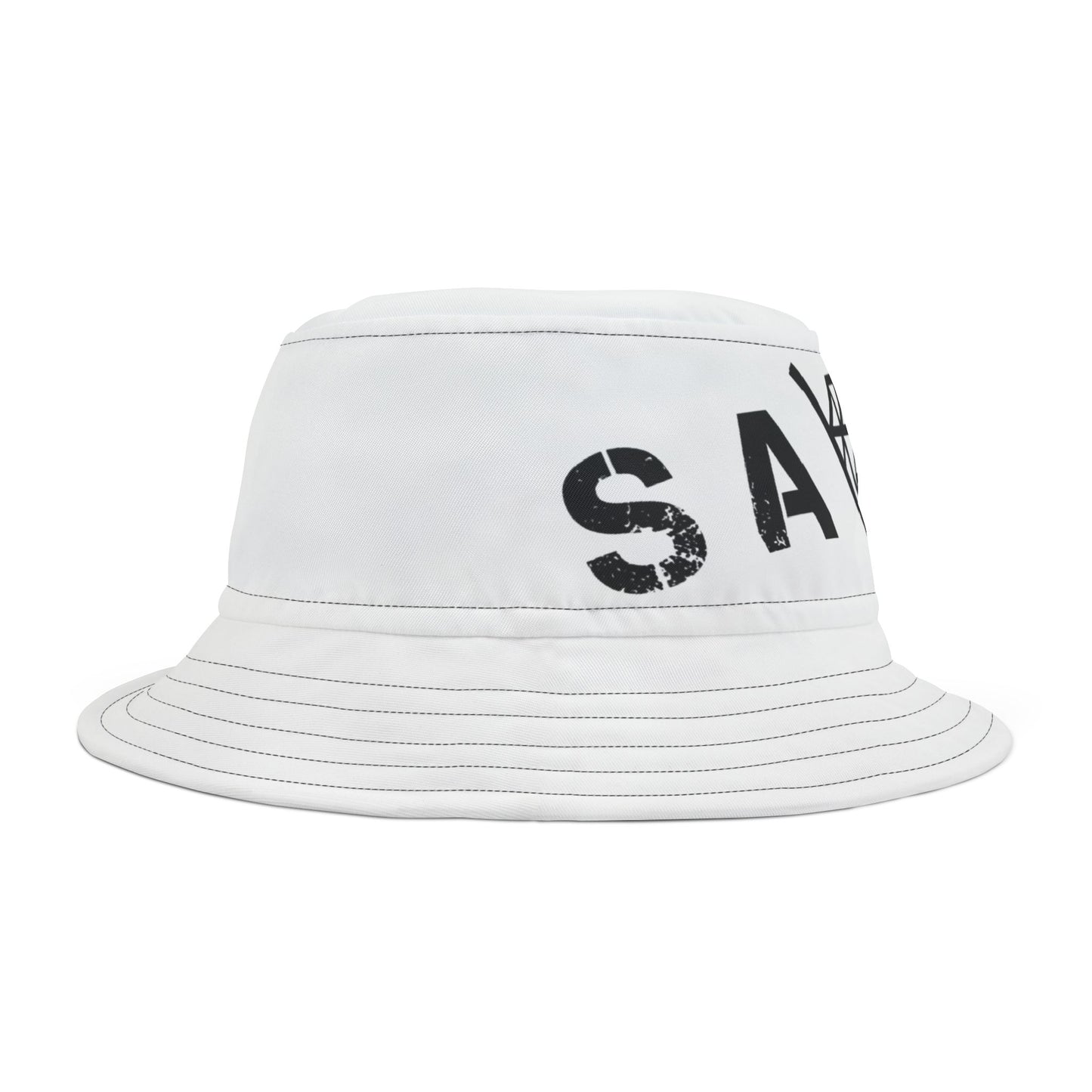 VA Savage White Bucket Hat