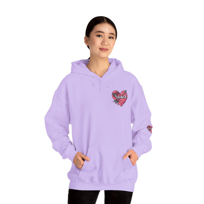 VA SAVAGE "Bow & Heart"  Hoodie