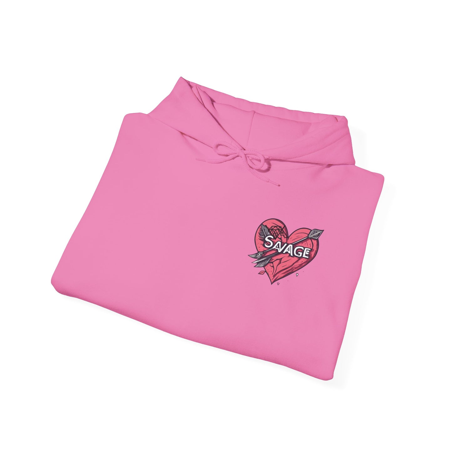 VA SAVAGE "Bow & Heart"  Hoodie