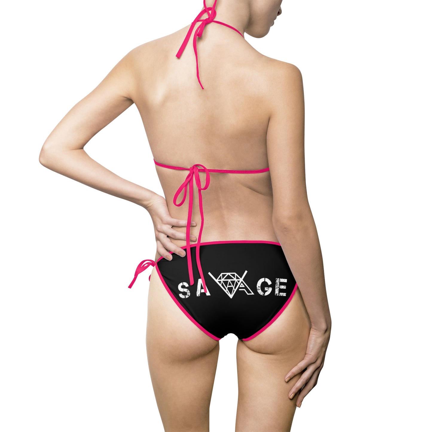 VA Savage Women's Black Bikini Swimsuit