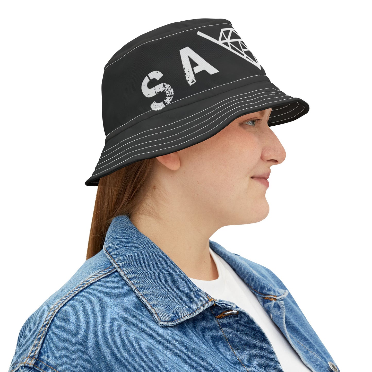 VA Savage Black Bucket Hat