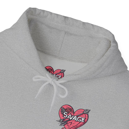 VA SAVAGE "Bow & Heart"  Hoodie